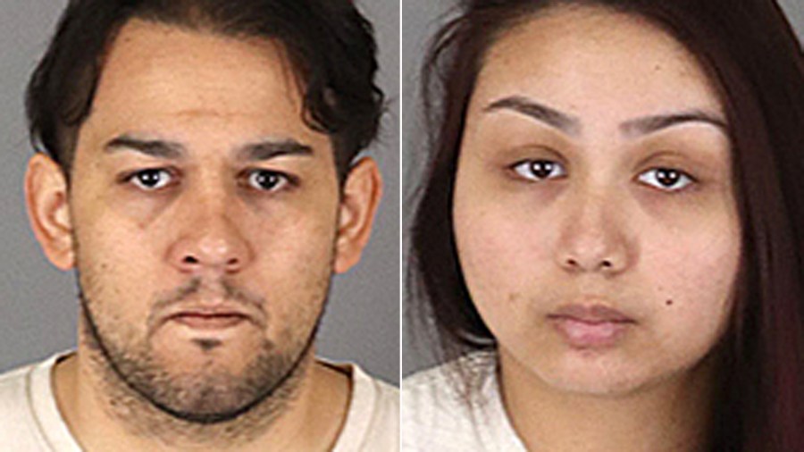 Gregory Brandt (L) and Jasmine Rugga are seen in images provided by the Menifee Police Department.