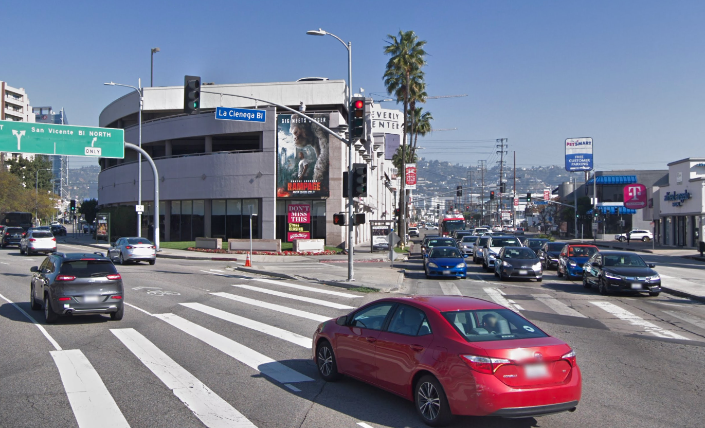 The Beverly Center is seen in a Google Maps image.