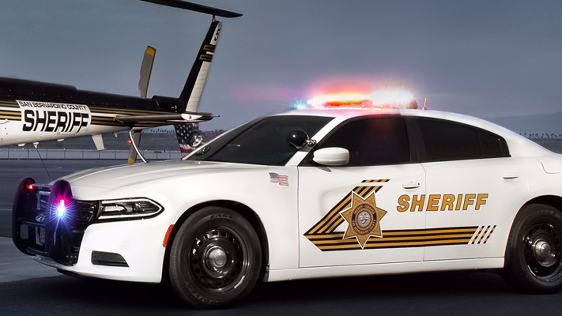 A San Bernardino County Sheriff's Department patrol vehicle appears in an image posted on the agency's website in April 2019.