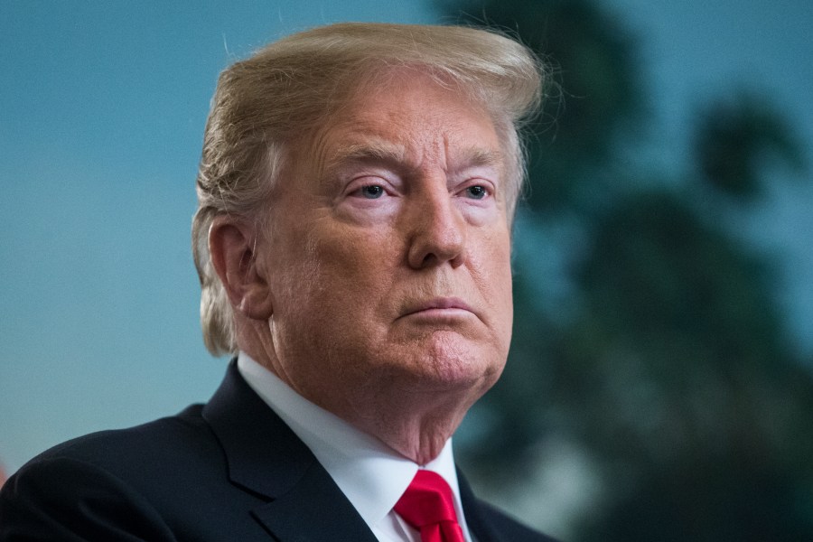 Donald Trump is seen at the White House on March 25, 2019. (Credit: Michael Reynolds - Pool/Getty Images)