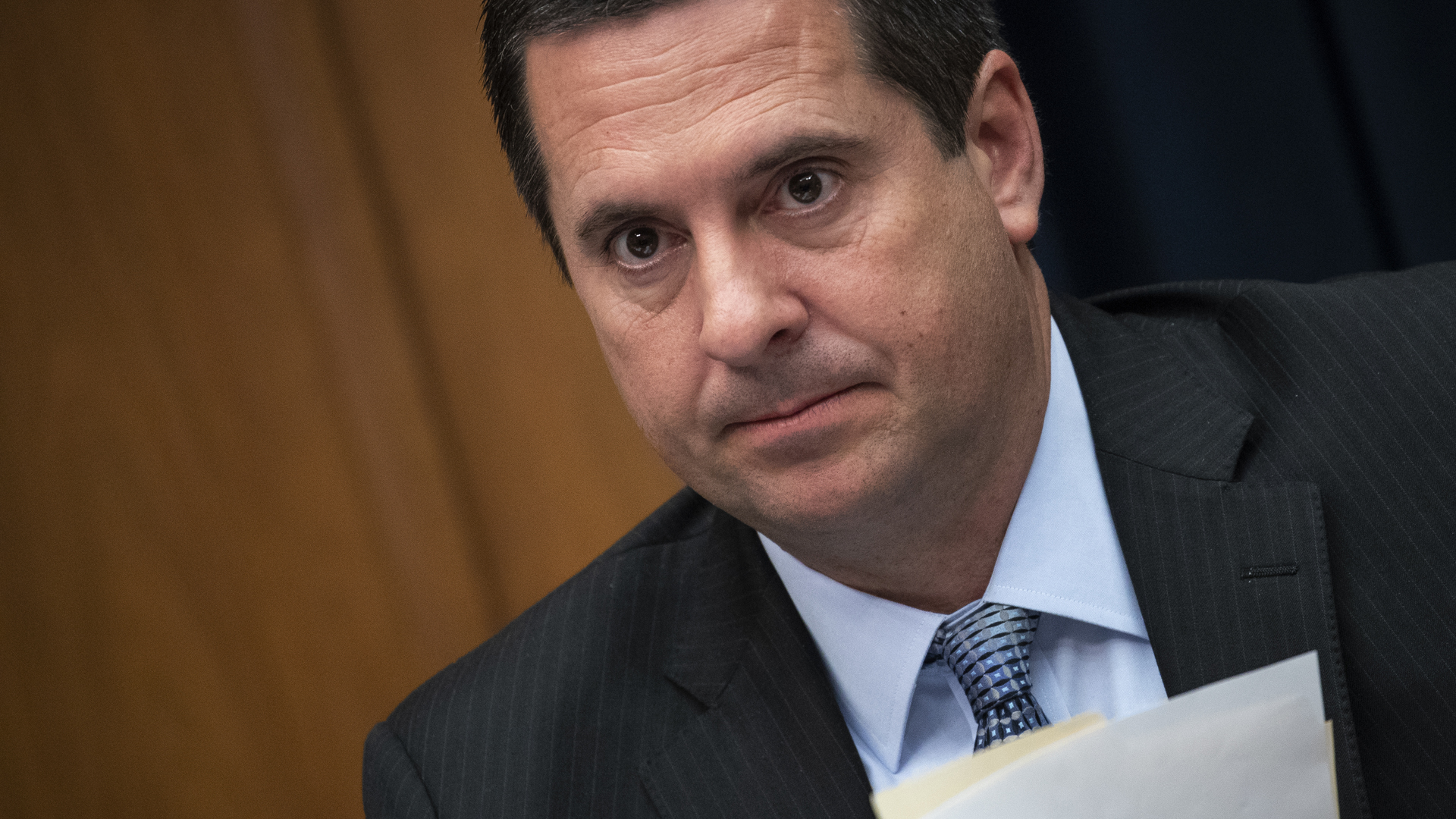 Rep. Devin Nunes attends a hearing concerning 2016 Russian interference tactics in the U.S. elections in Washington, D.C., on March 28, 2019. (Drew Angerer / Getty Images)