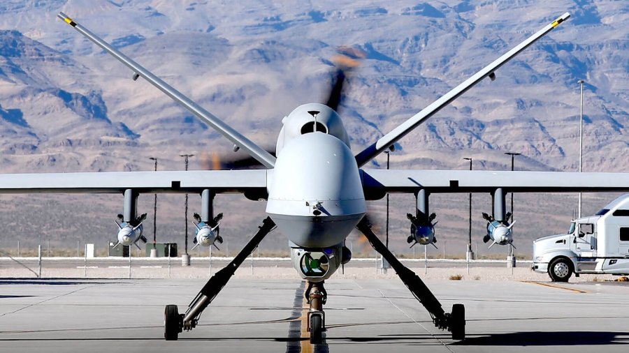 A U.S.. Military Drone MQ 9 is seen in an undated photo (Credit: Getty Images via CNN)