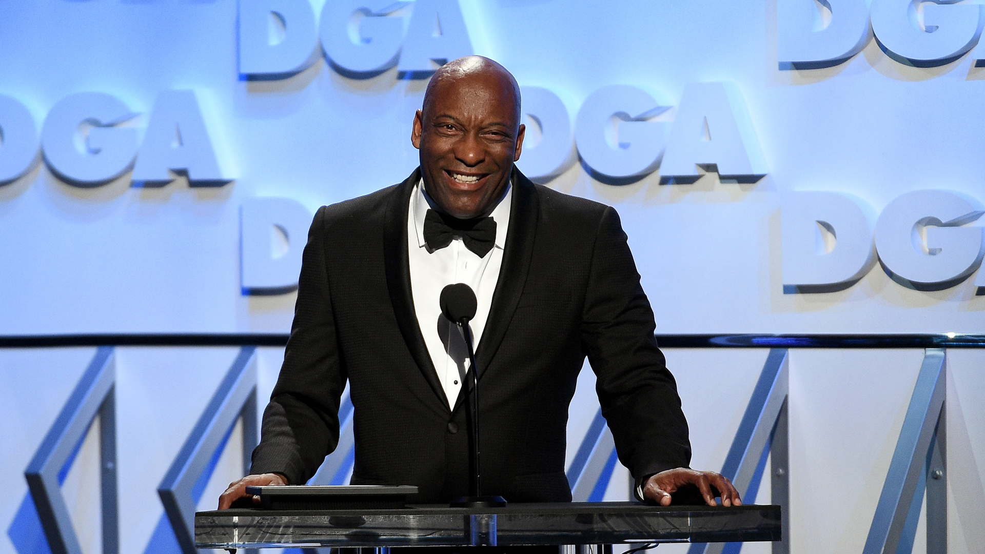 Director John Singleton speaks onstage during the 70th Annual Directors Guild Of America Awards at The Beverly Hilton Hotel on February 3, 2018 in Beverly Hills. (Credit: Kevork Djansezian/Getty Images)