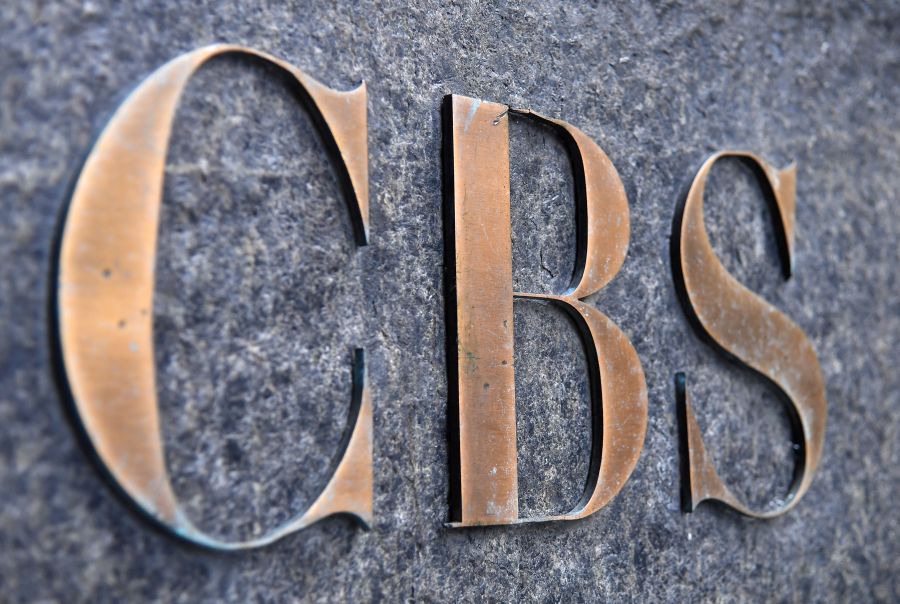 The CBS logo is seen at the CBS Building, headquarters of the CBS Corporation, in New York City on Aug. 6, 2018. (Credit: ANGELA WEISS/AFP/Getty Images)