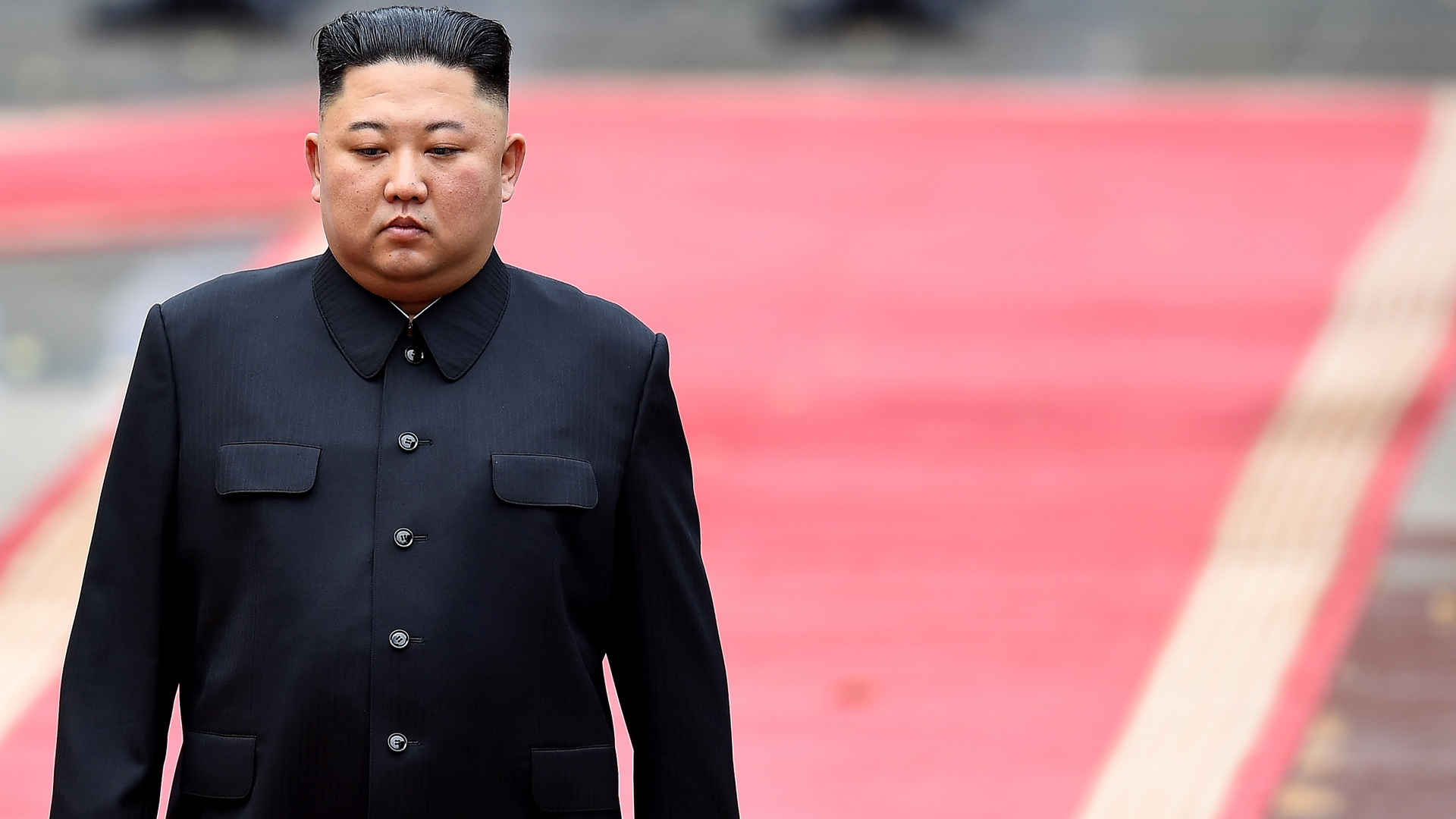 North Korea's leader Kim Jong Un attends a welcoming ceremony at the Presidential Palace in Hanoi on March 1, 2019. (Credit: MANAN VATSYAYANA/AFP/Getty ImagesNorth Korea's leader Kim Jong Un attends a welcoming ceremony at the Presidential Palace in Hanoi on March 1, 2019. (Credit: MANAN VATSYAYANA/AFP/Getty Images)