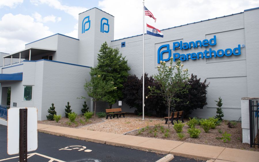 The outside of the Planned Parenthood Reproductive Health Services Center is seen in St. Louis, Missouri, May 30, 2019, the last location in the state performing abortions. (Credit:SAUL LOEB/AFP/Getty Images)