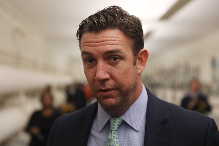 Rep. Duncan Hunter speaks to the media in the U.S. Capitol on Jan. 10, 2017. (Joe Raedle/Getty Images)