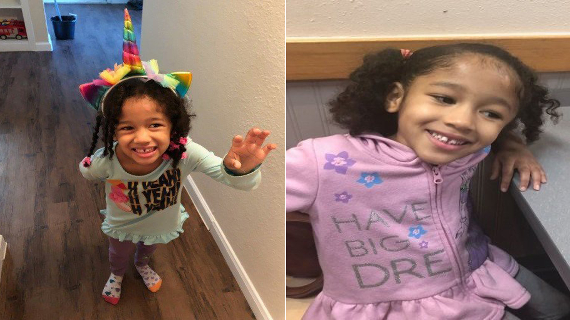 Maleah Davis is seen in photos released by Houston police.