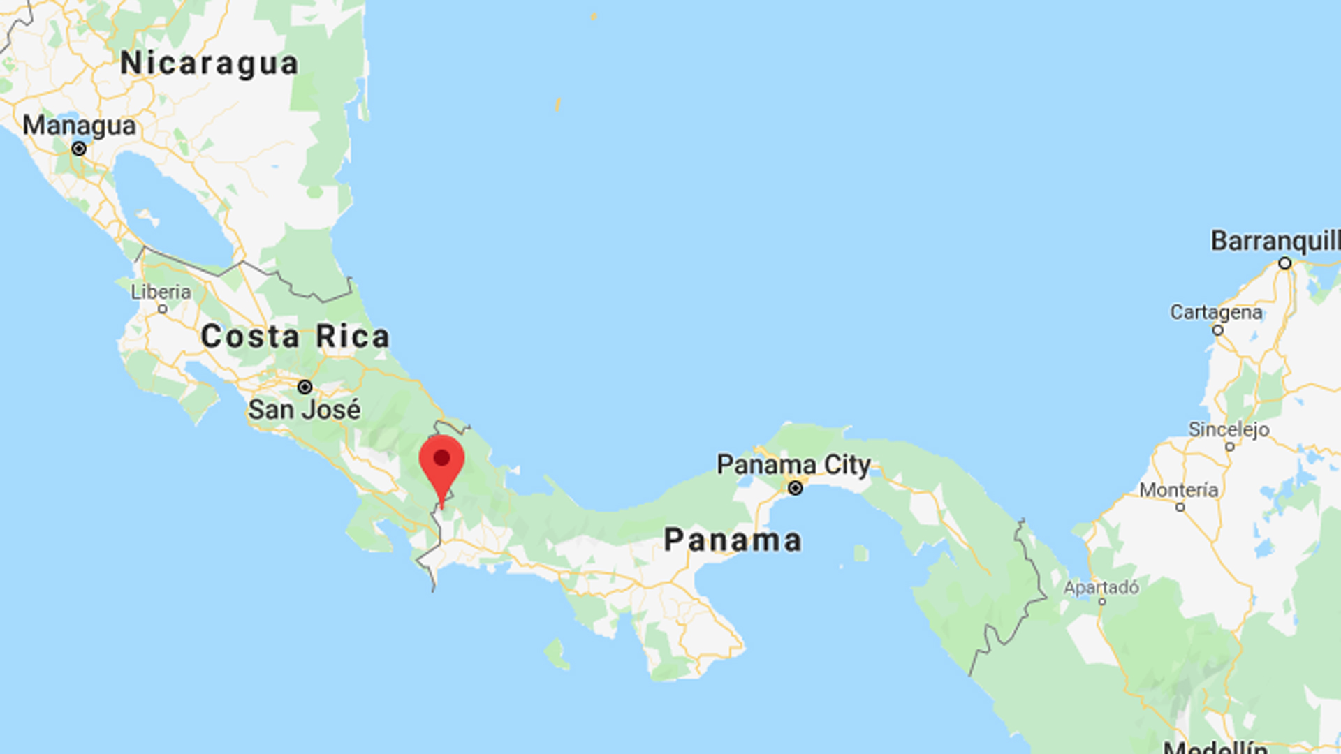 The area of Plaza de Caisan, Panama is indicated here. (Credit: Google Maps)