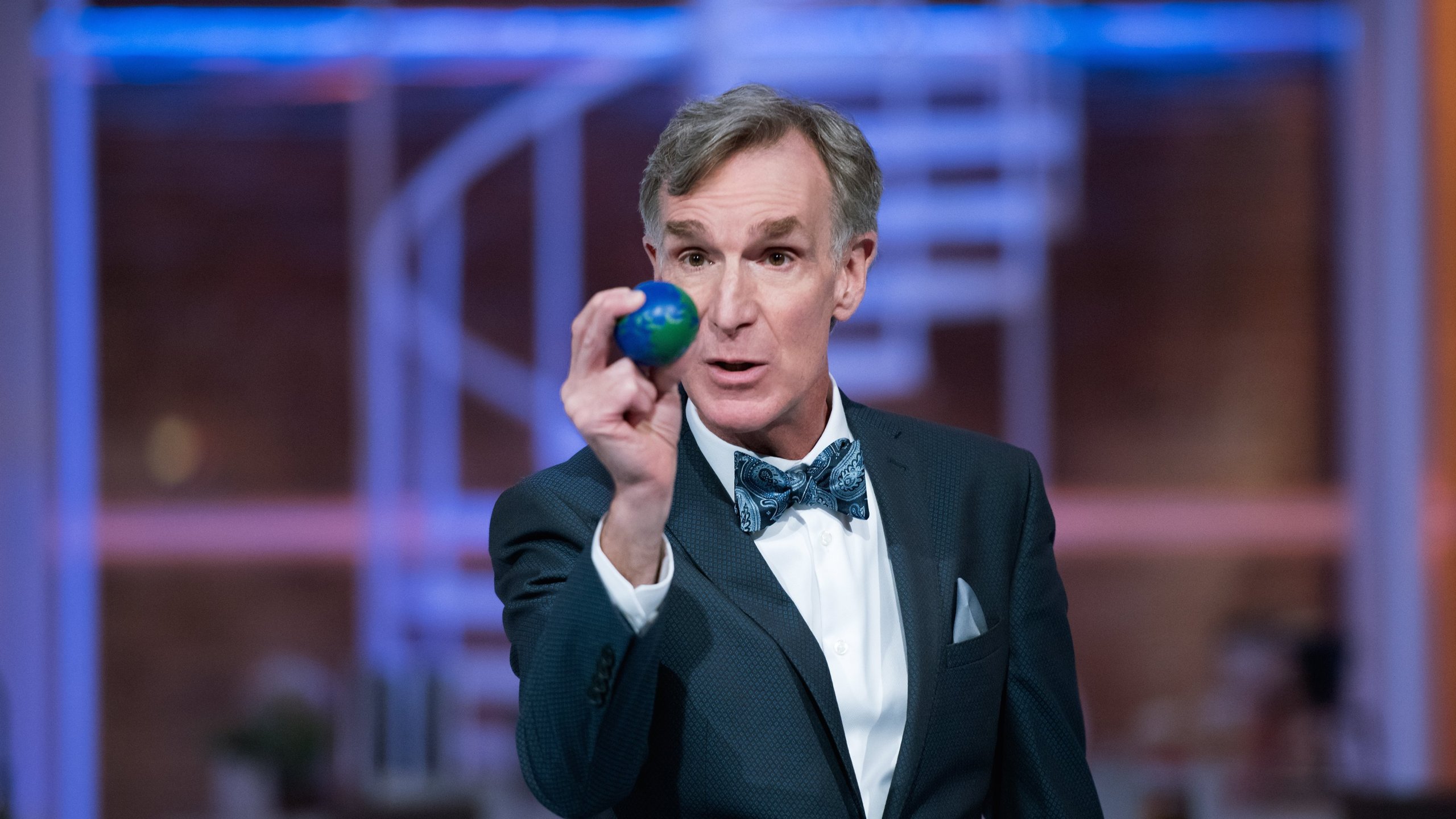 Bill Nye Appears on the Netflix series, "Bill Nye Saves the World." (Credit: Bunim-Murray Productions via CNN)