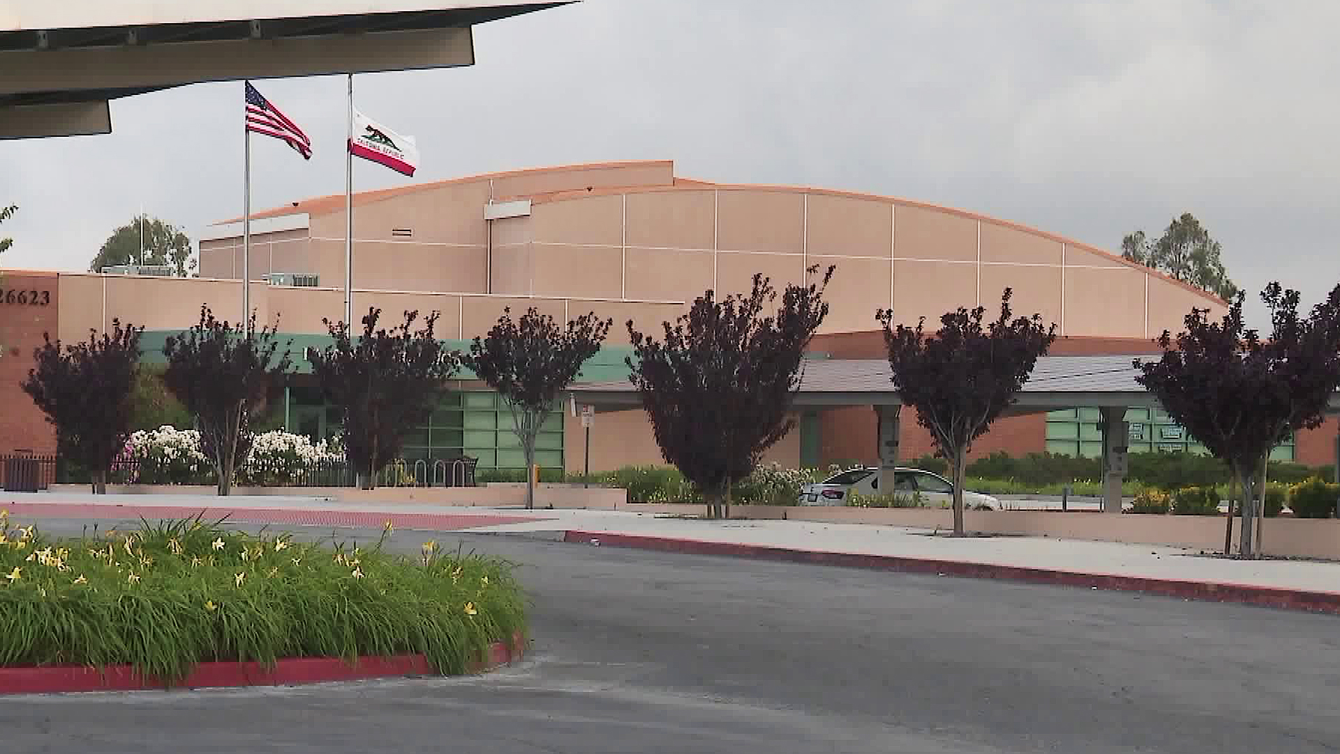 La Mesa Junior High School in Santa Clarita is seen in this file photo. (Credit: KTLA)