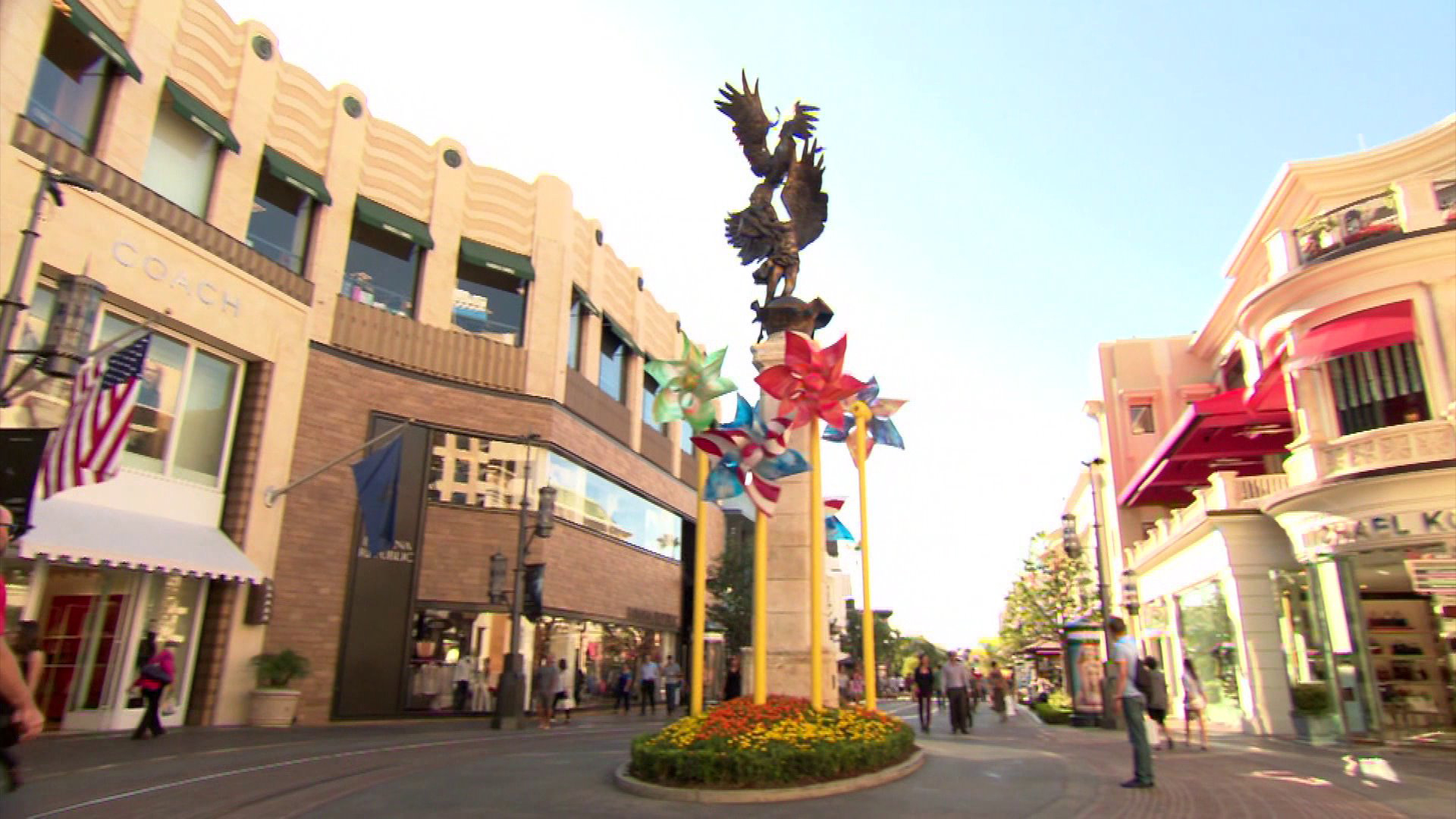 The Grove is seen in an undated image. (Credit: KTLA)