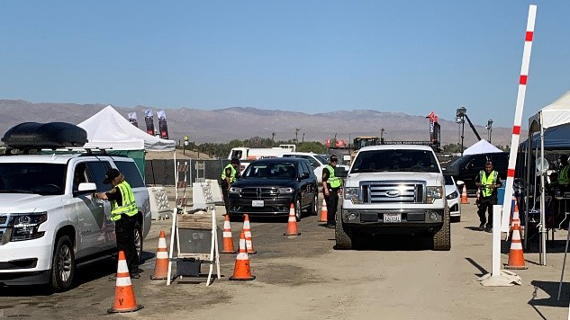 Officials cracked down on drivers fraudulently using disabled parking placards at the Coachella and Stagecoach concerts in Indio in April. (Credit: California Department of Motor Vehicles)