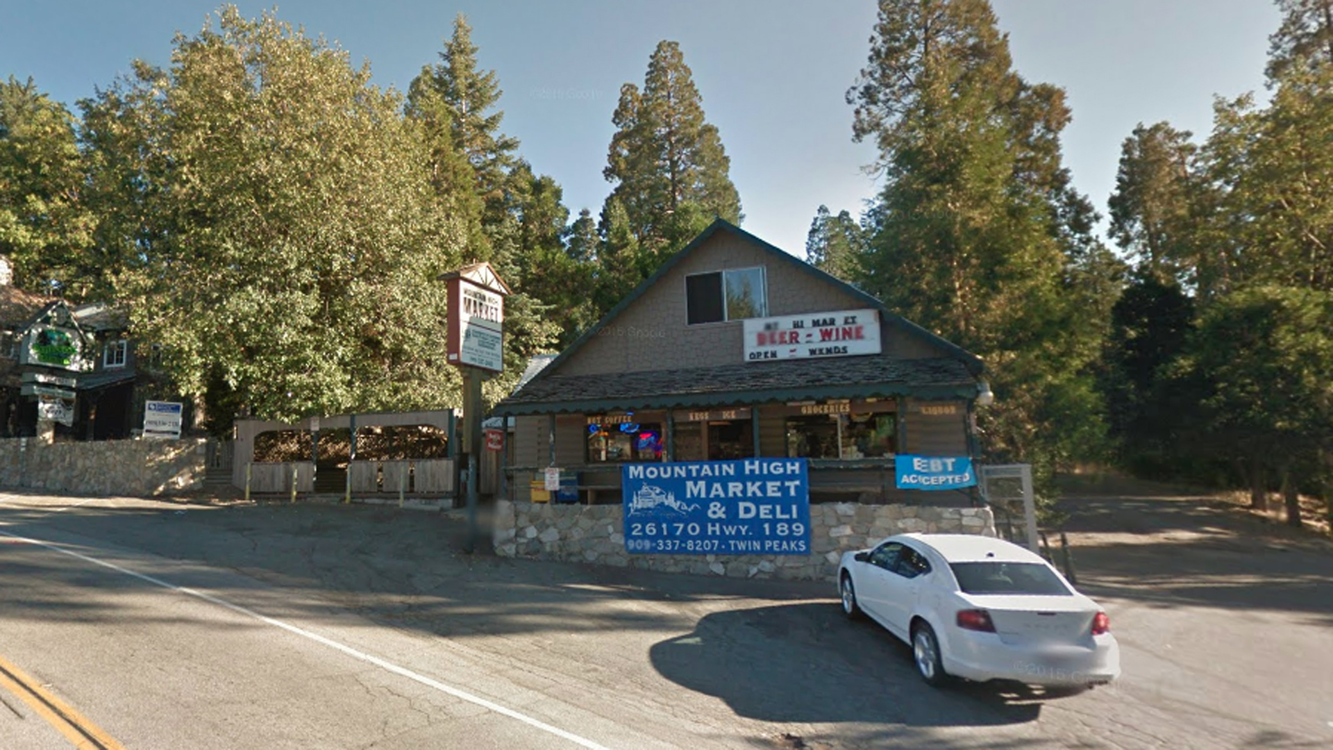 Mountain High Market in Twin Peaks is seen in a Google Maps Street View image from October 2012.