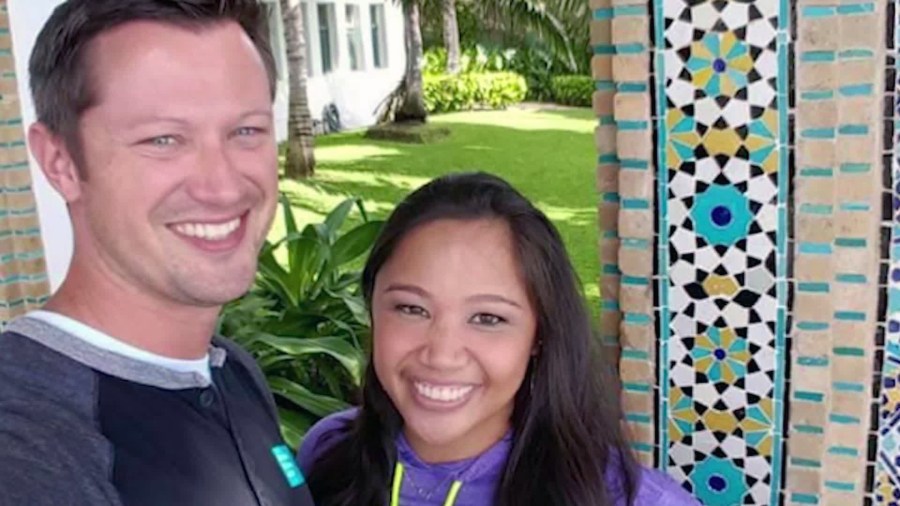 Michelle Paul and her husband, David, became ill while vacationing in Fiji late last month and died within days of each other. (Credit: David Paul/Facebook via CNN)