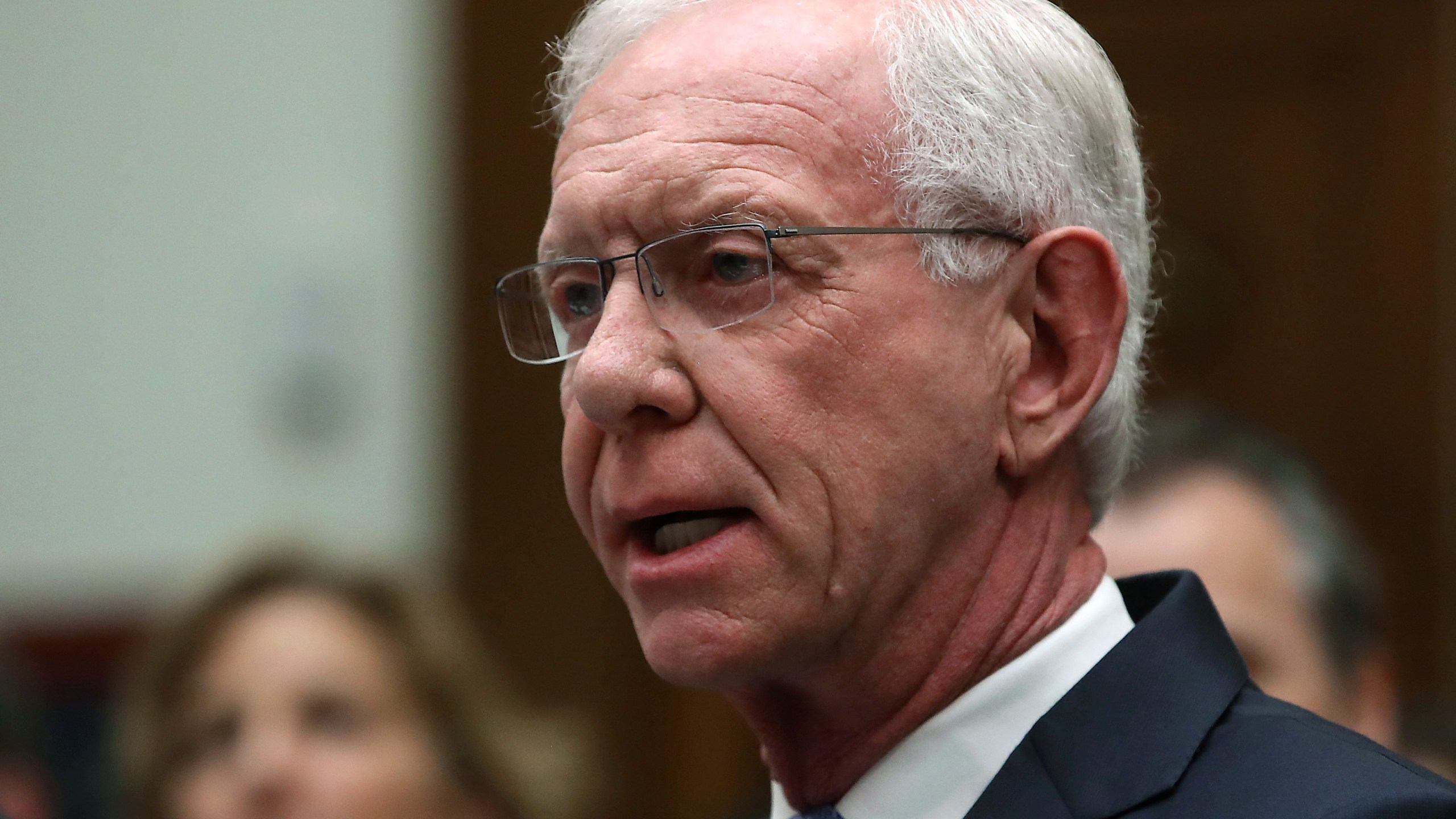 Retired airline Captain Chesley "Sully" Sullenberger, testifies during a House Transportation and Infrastructure Committee hearing on June 19, 2019, in Washington, D.C. The committee heard testimony from officials in the airline industry regarding the status of the grounded Boeing 737 MAX. (Credit: Mark Wilson/Getty Images)