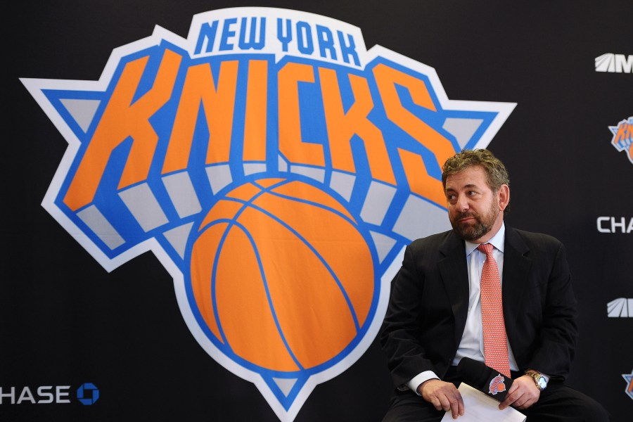 James Dolan, Executive Chairman of Madison Square Garden looks on during the press conference on March 18, 2014 in New York City. (Credit: Maddie Meyer/Getty Images)