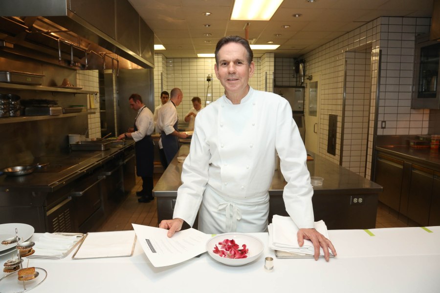 Chef Thomas Keller poses for a portrait at Starwood Preferred Guest's Gourmet Experience of a Lifetime with Chef Thomas Keller at Per Se for Luck SPG Members, Courtesy Of SPG Moments on May 3, 2014, in New York City. (Credit: Rob Kim/Getty Images for Starwood Preferred Guest)