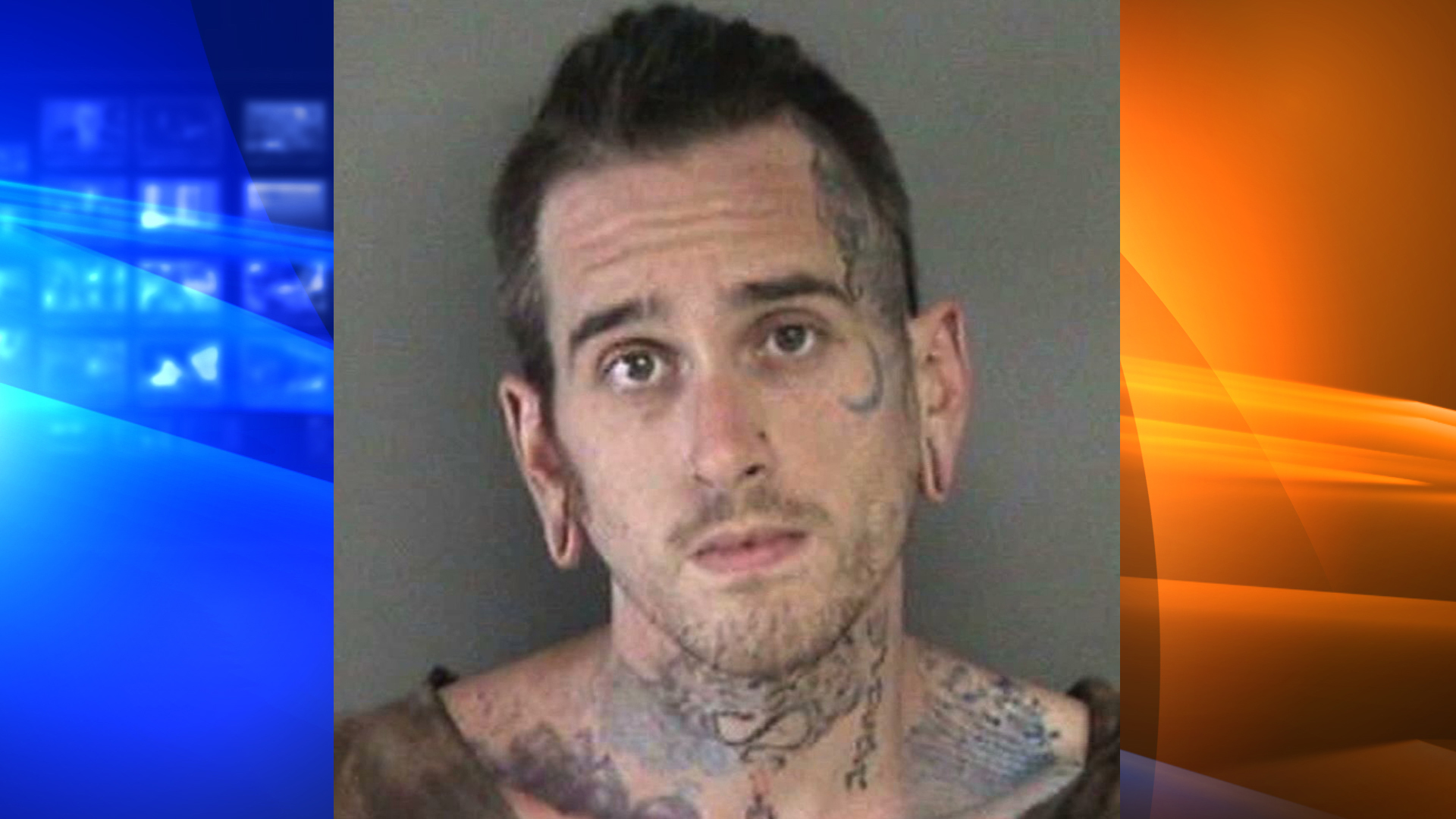 Max Harris appears in a 2017 booking photo released by the Alameda County Sheriff's Office. (Credit: KGO via CNN)