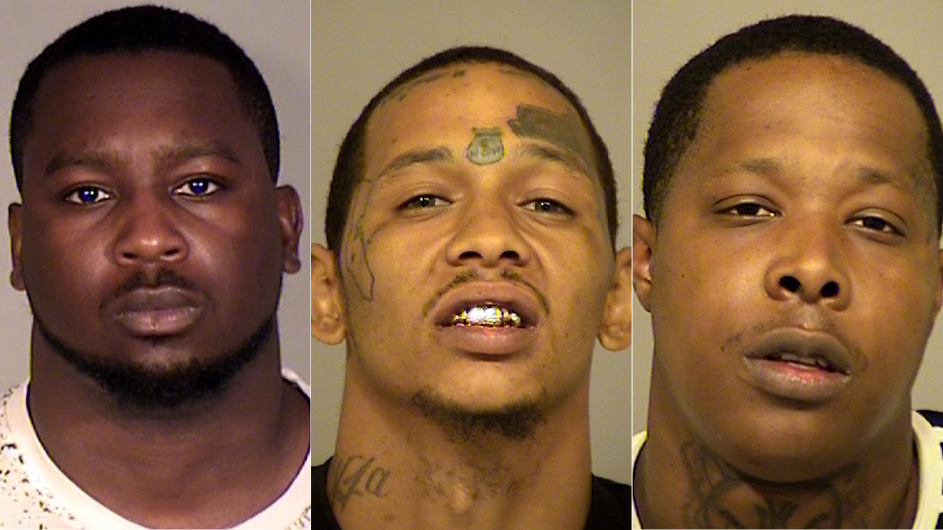 From left to right: Cirsten Joseph, Allan Sherman and Jovantay Bess are seen in photos released by the Ventura County Sheriff's Office on June 19, 2019.