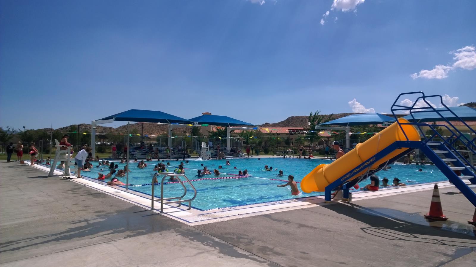 Locals visit the Apple Valley Aquatic Center in an undated photo that appears on the city's website.