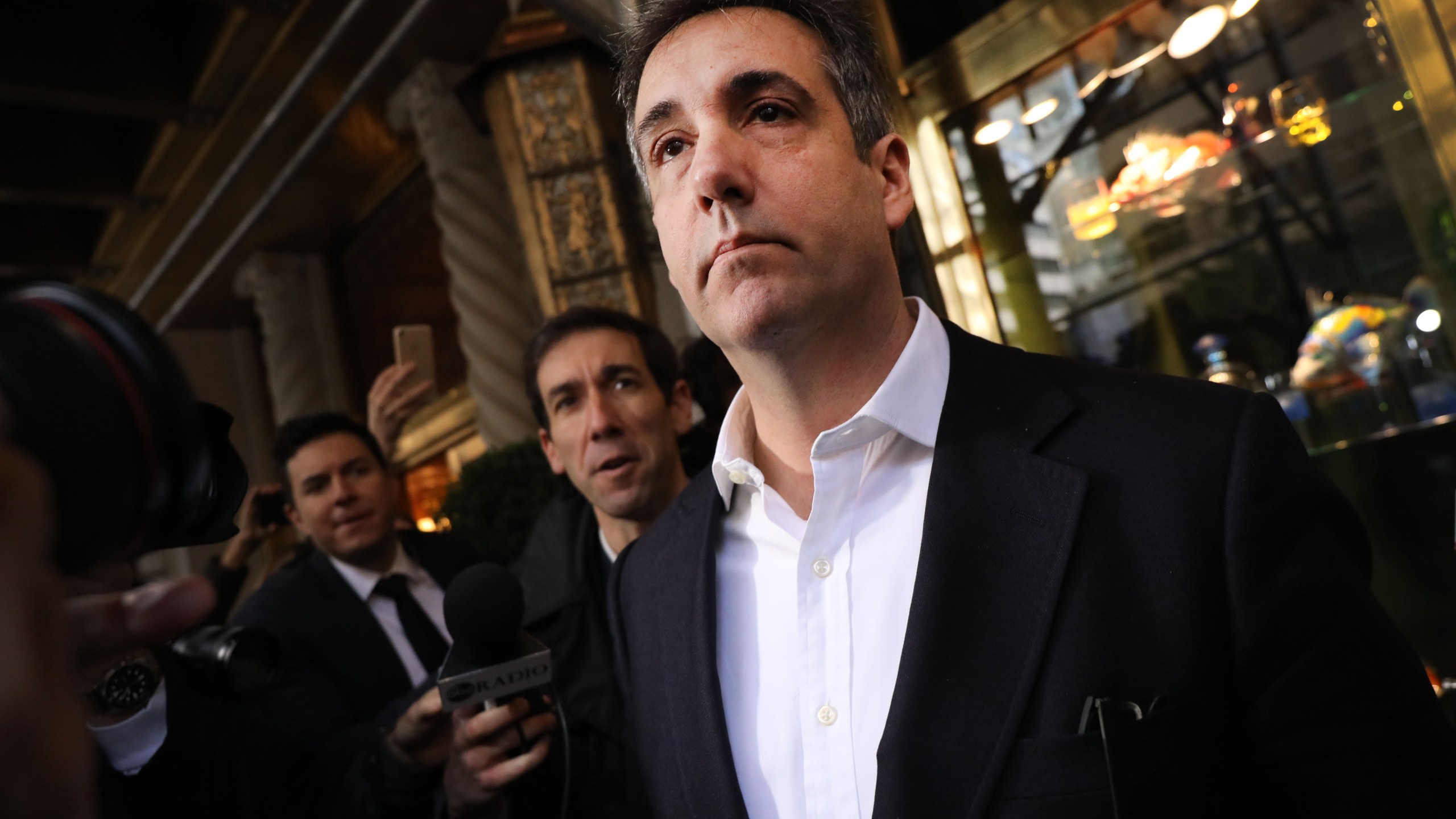 Michael Cohen leaves his Manhattan apartment on May 6, 2019, in New York City. (Credit: Spencer Platt/Getty Images)