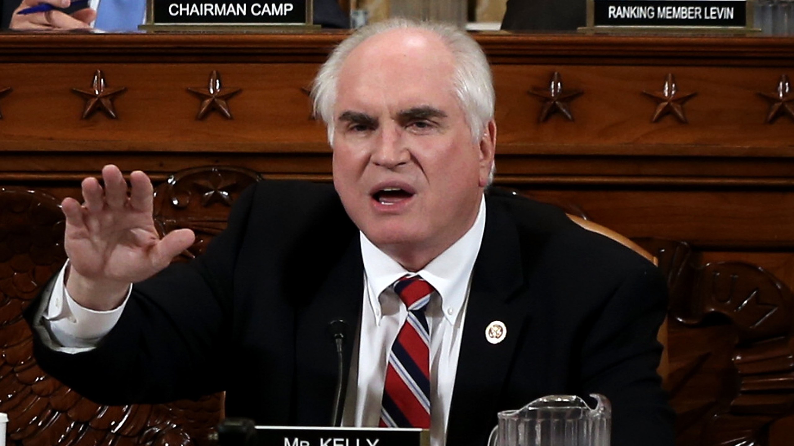 Rep. Mike Kelly (R-PA) speaks during a hearing before the House Ways and Means Committee May 17, 2013. (Credit: Alex Wong/Getty Images)