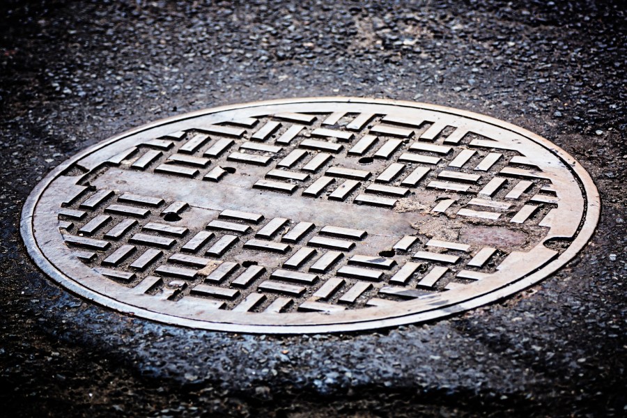 A manhole cover is seen in this file photo. (Credit: Getty Images)