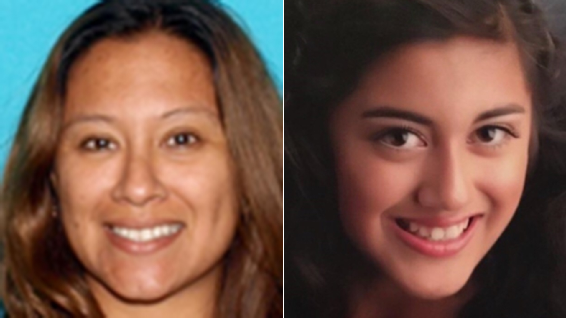 Maricela Mercado, left, and Alora Benitez appear in photos released by the Los Angeles County Sheriff's Department in April 2019.