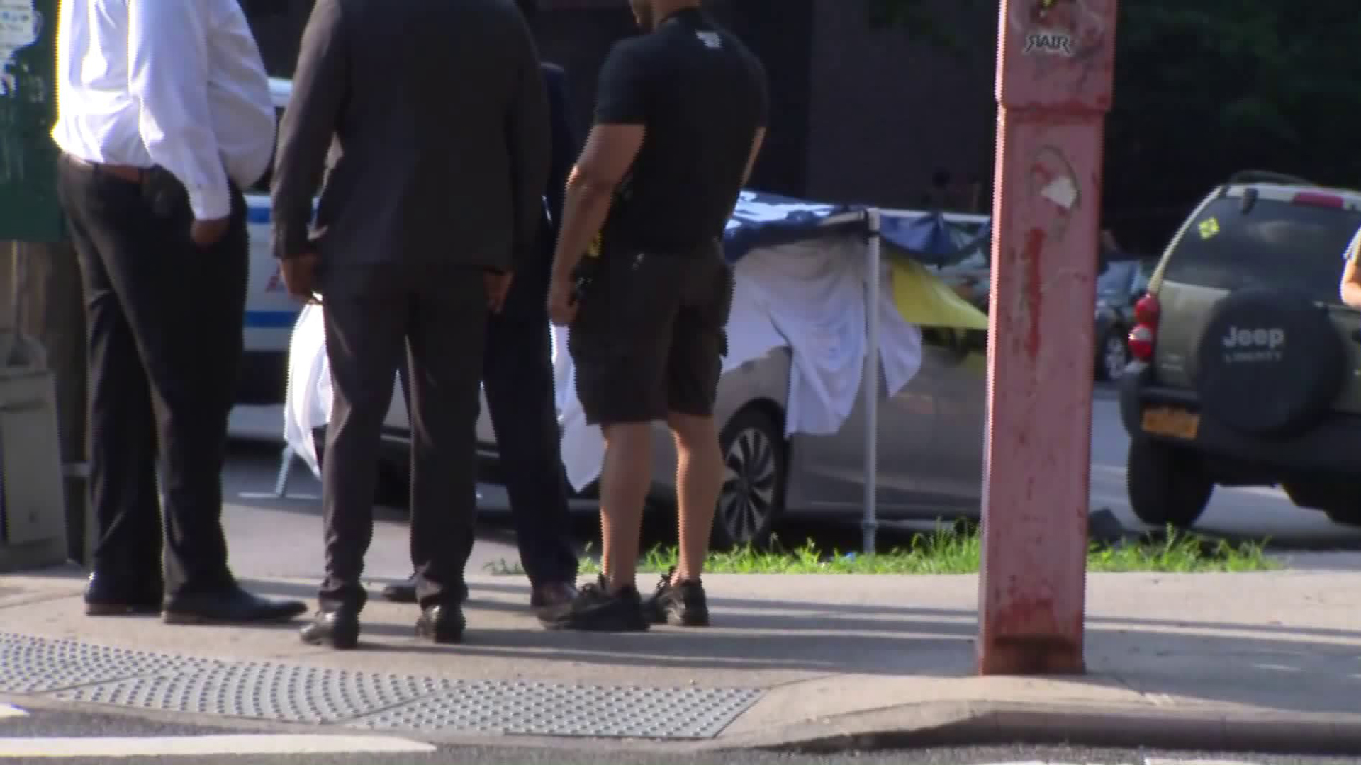 One-year-old twins were found dead in the back of a car in New York City on July 26, 2019. (Credit: WPIX)