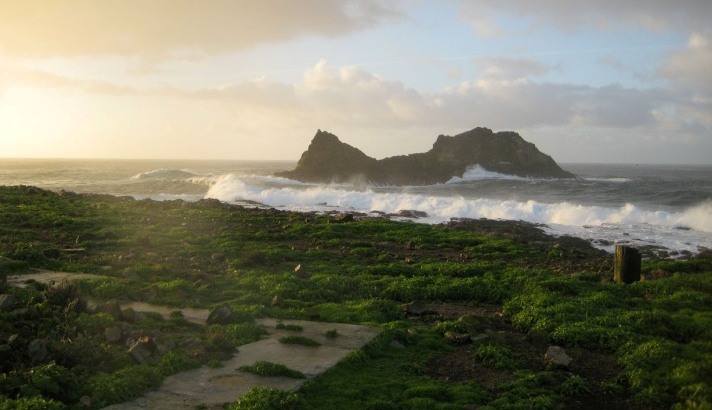 The Farallon Islands are shown in an undated photo posted to the U.S. Fish & Wildlife Service's website.