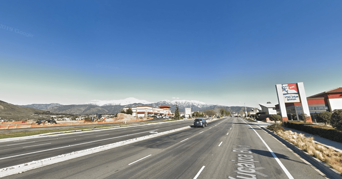 The 12100 block of 7th Street in Yucaipa is seen in a Google Maps Street View image on July 23, 2019.