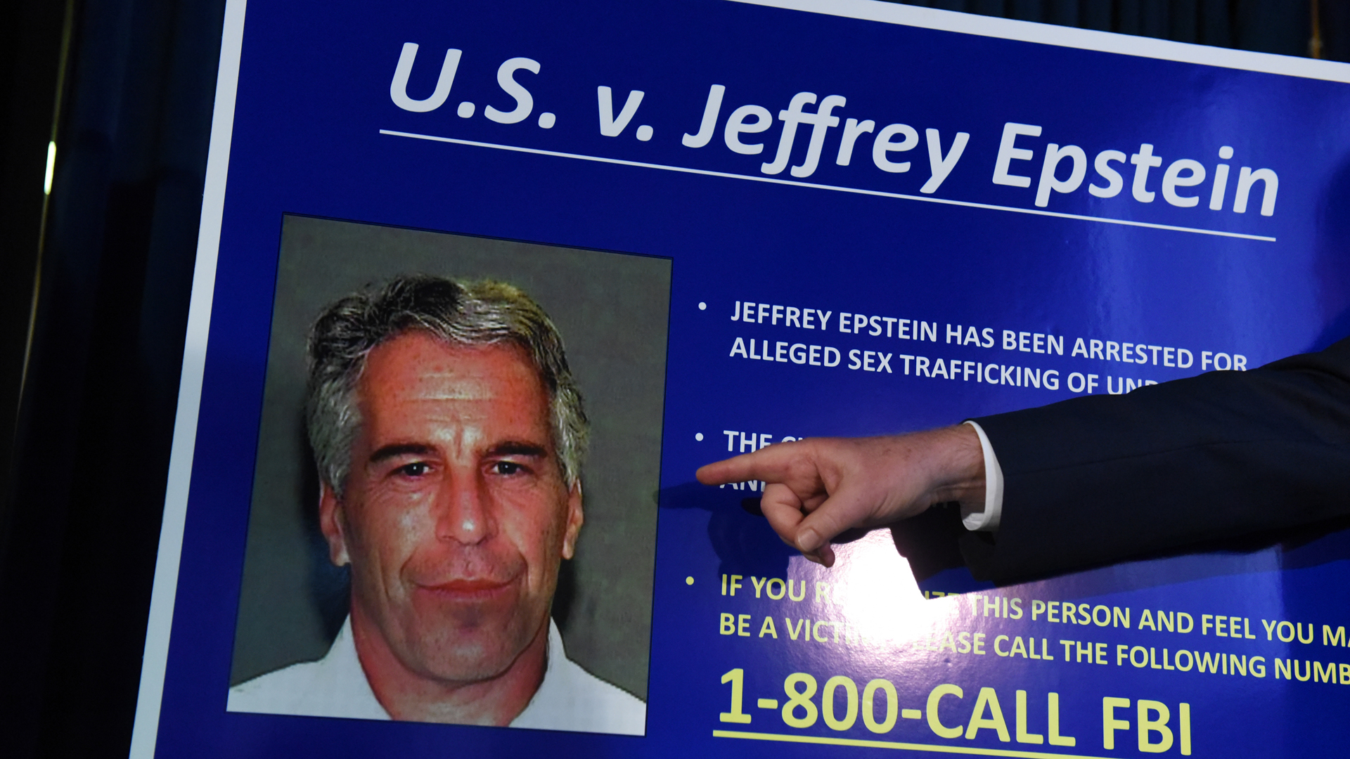 U.S. Attorney for the Southern District of New York Geoffrey Berman announces charges against Jeffery Epstein on July 8, 2019 in New York City. (Credit: Stephanie Keith/Getty Images)