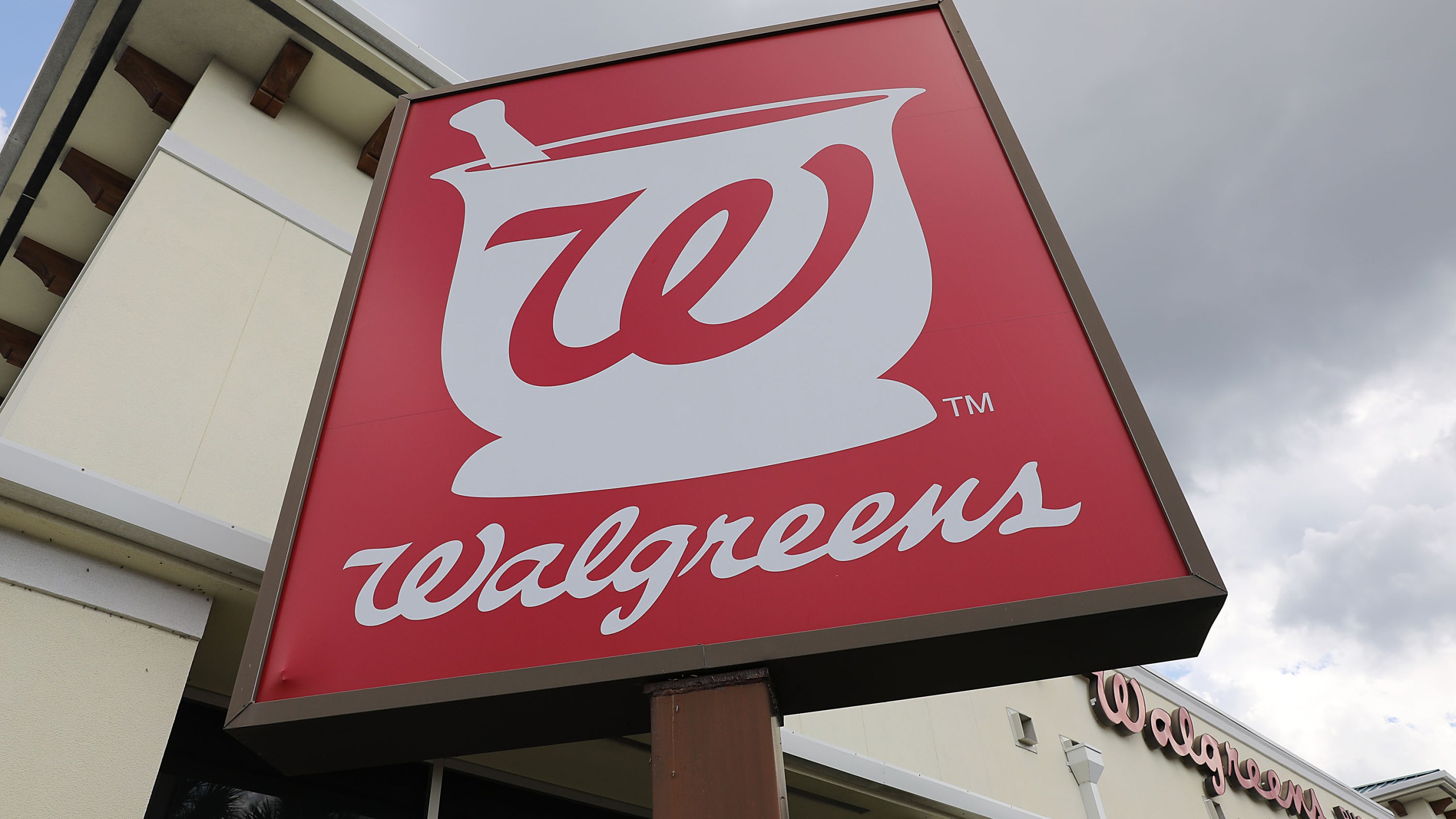 A Walgreens store in Miami, Florida, is seen on April 2, 2019. (Credit: Joe Raedle / Getty Images)