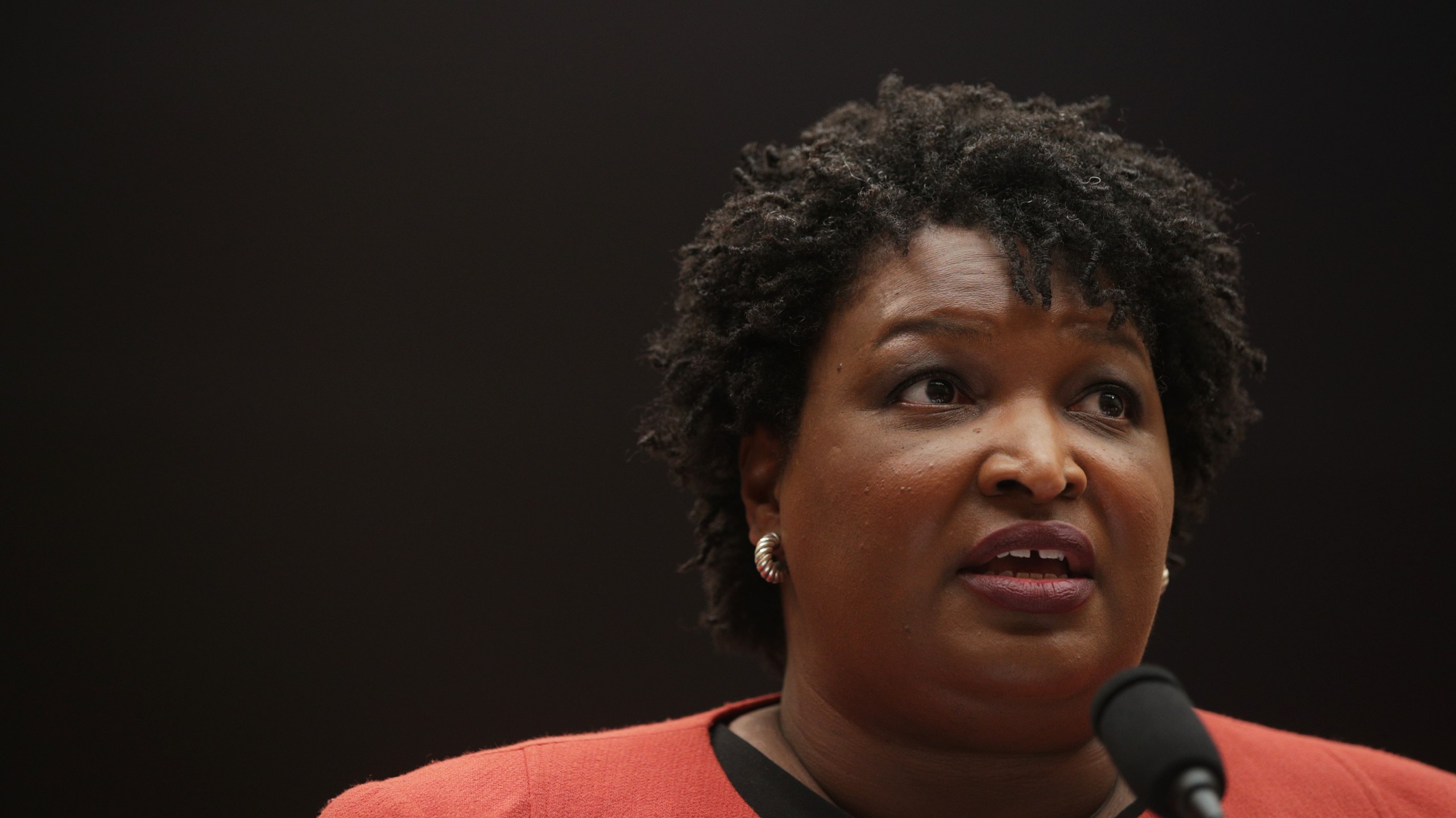 Former Democratic leader in the Georgia House of Representatives and founder and chair of Fair Fight Action Stacey Abrams testifies during a hearing before the Constitution, Civil Rights and Civil Liberties Subcommittee of House Judiciary Committee June 25, 2019, on Capitol Hill in Washington, D.C. (Credit: Alex Wong/Getty Images)