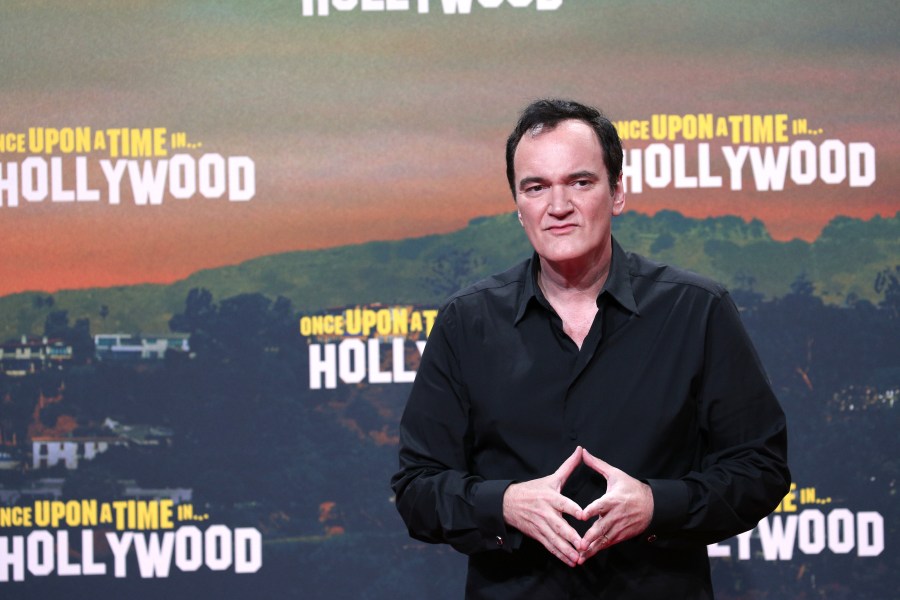 Director Quentin Tarantino appears at the premiere of "Once Upon A Time... In Hollywood" at CineStar on August 1, 2019 in Berlin, Germany. (Credit: Gisela Schober/Getty Images)