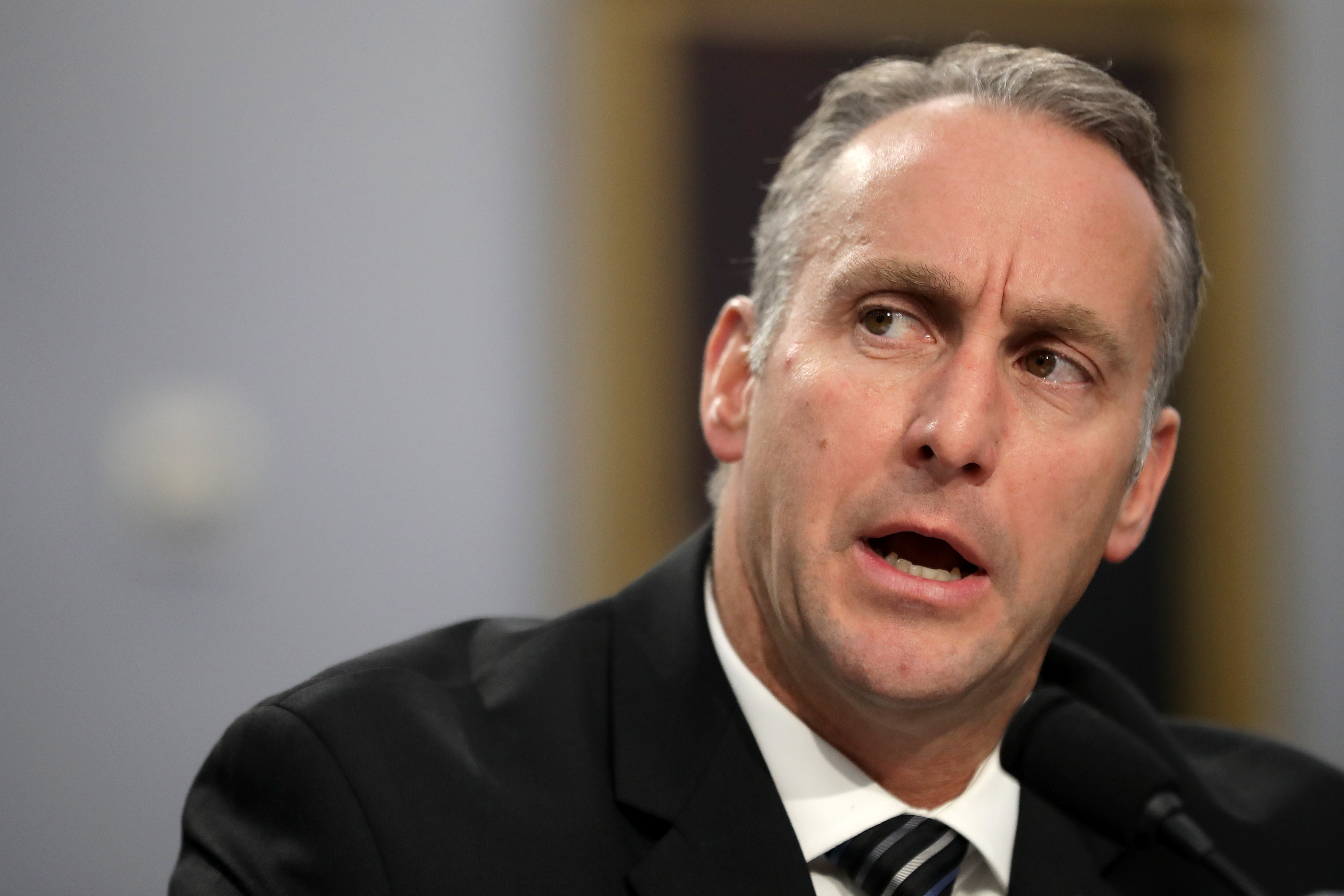 U.S. Immigration and Customs Enforcement (ICE) Acting Director Matthew Albence testifies before the House Appropriations Committee's Homeland Security Subcommittee in the Rayburn House Office Building on Capitol Hill July 25, 2019, in Washington, D.C. (Credit: Chip Somodevilla/Getty Images)