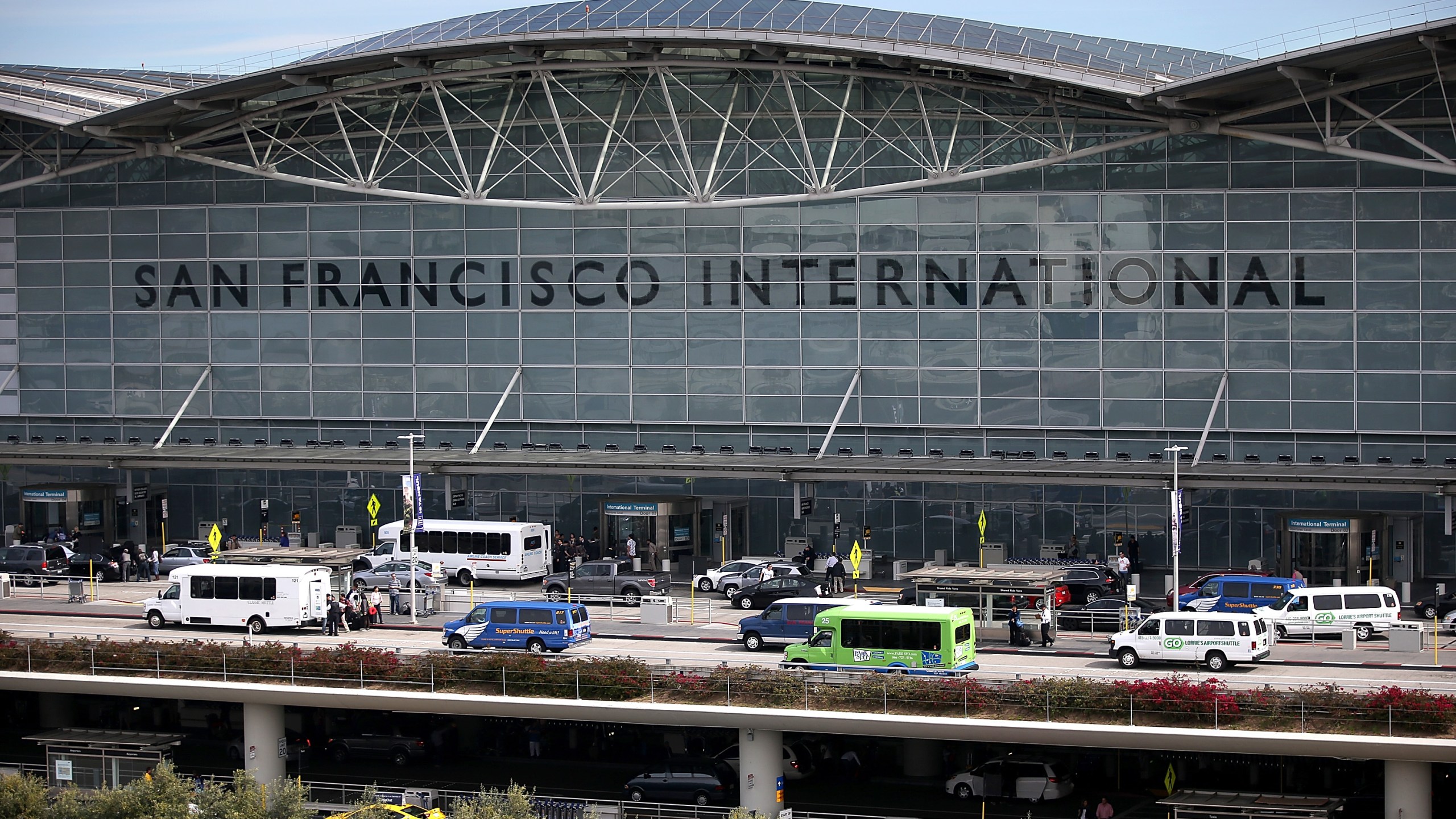 A view of the international terminal at San Francisco International Airport on March 13, 2015. (Credit: Justin Sullivan/Getty Images)