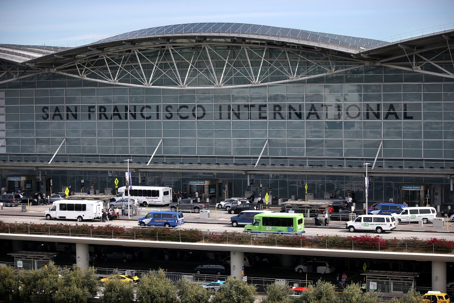 A view of the international terminal at San Francisco International Airport on March 13, 2015. (Credit: Justin Sullivan/Getty Images)