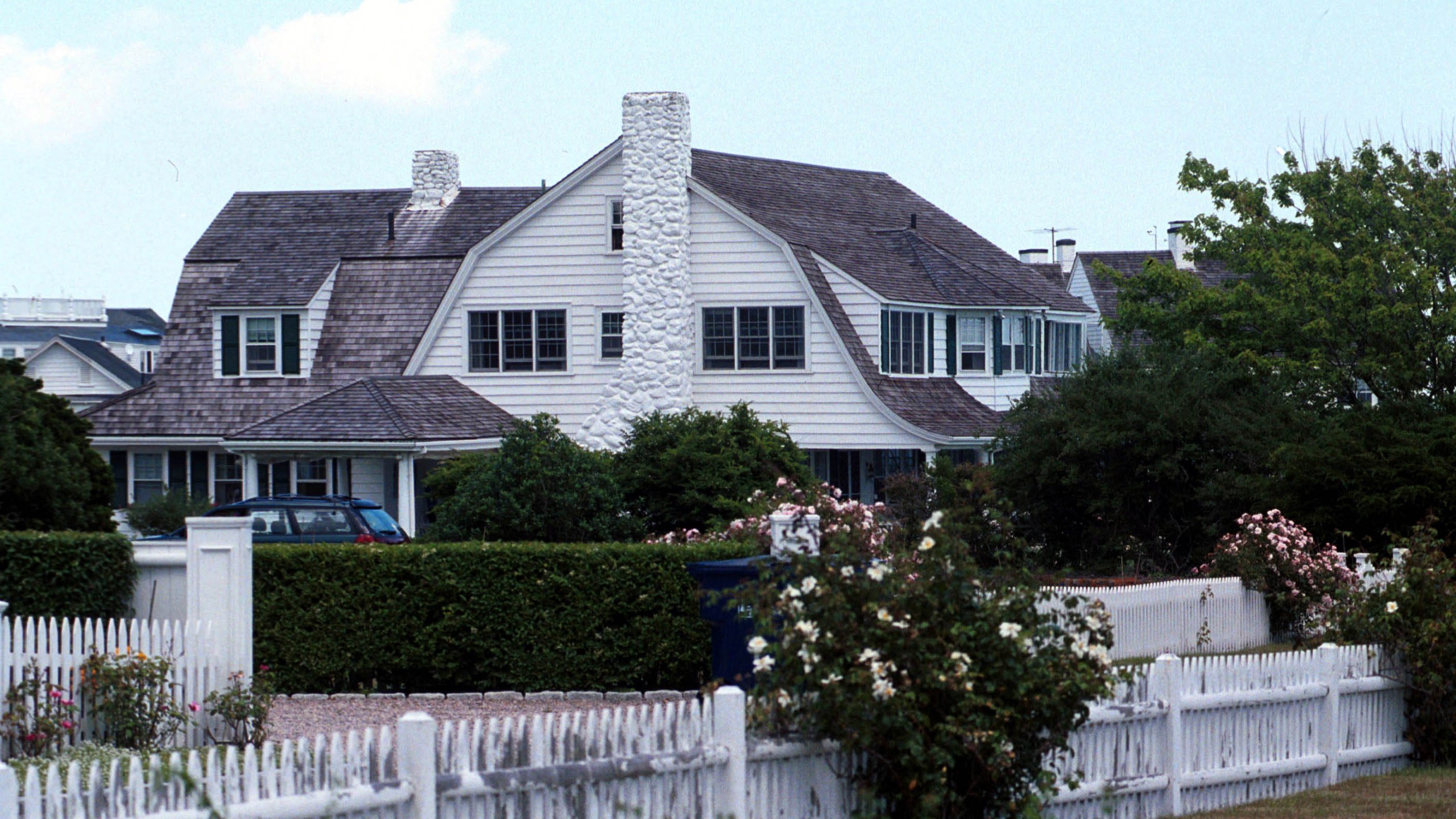 The Kennedy family compound in DescriptionHyannis Port, Massachusetts, is seen on July 6, 2000. (Credit: Darren McCollester / Newsmakers via Getty Images)