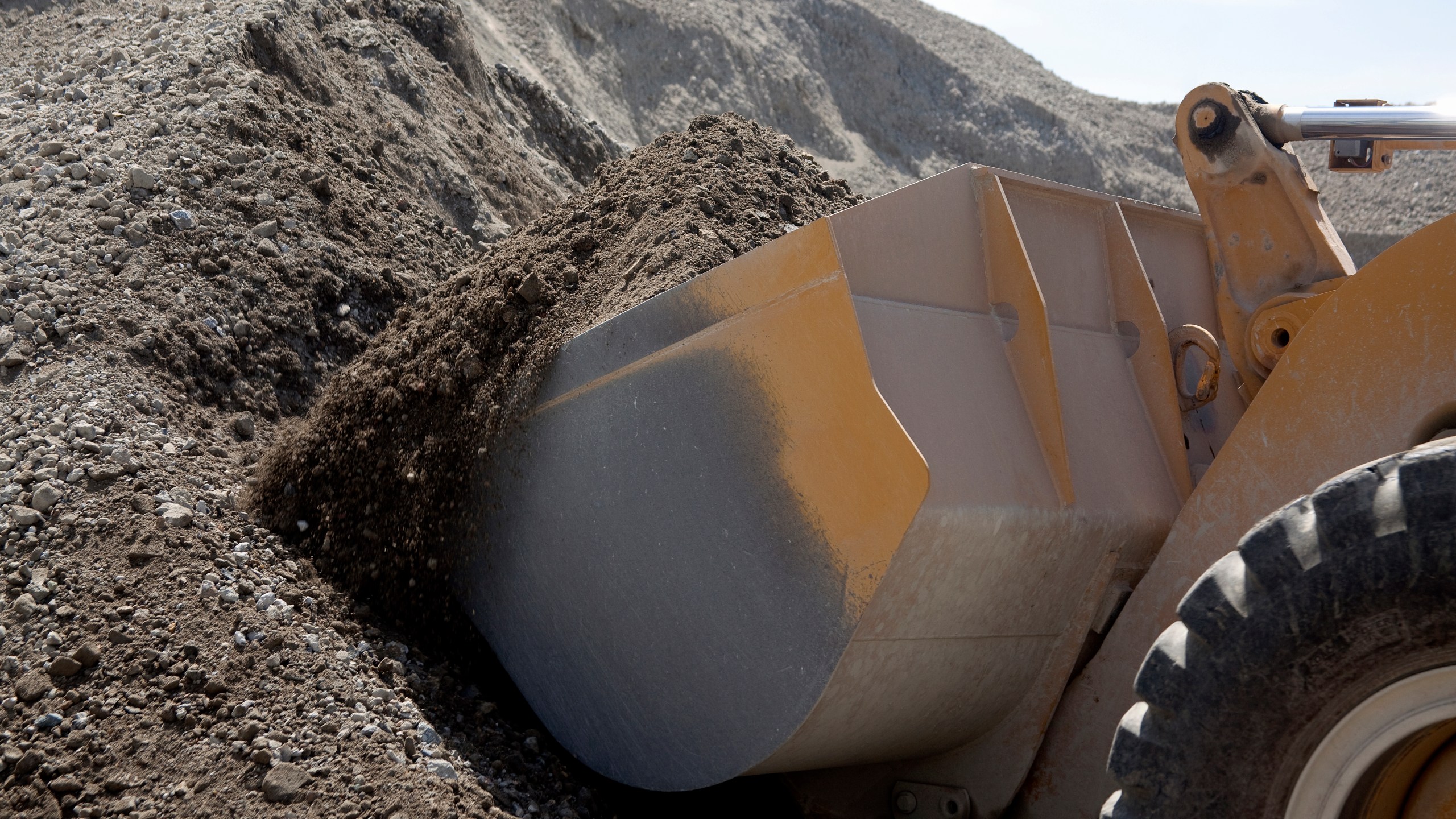 This file image shows a bull dozer. (Credit: Getty Images)