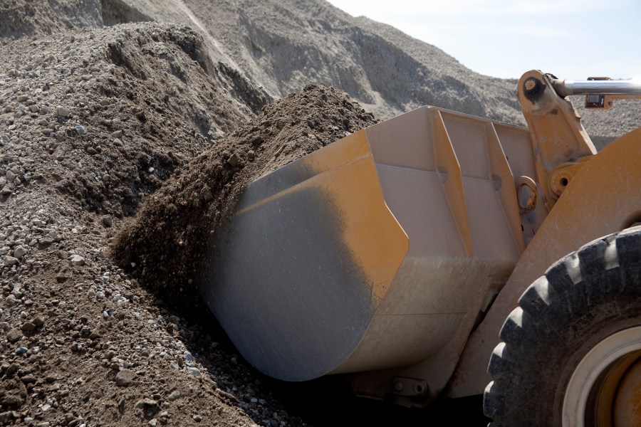 This file image shows a bull dozer. (Credit: Getty Images)