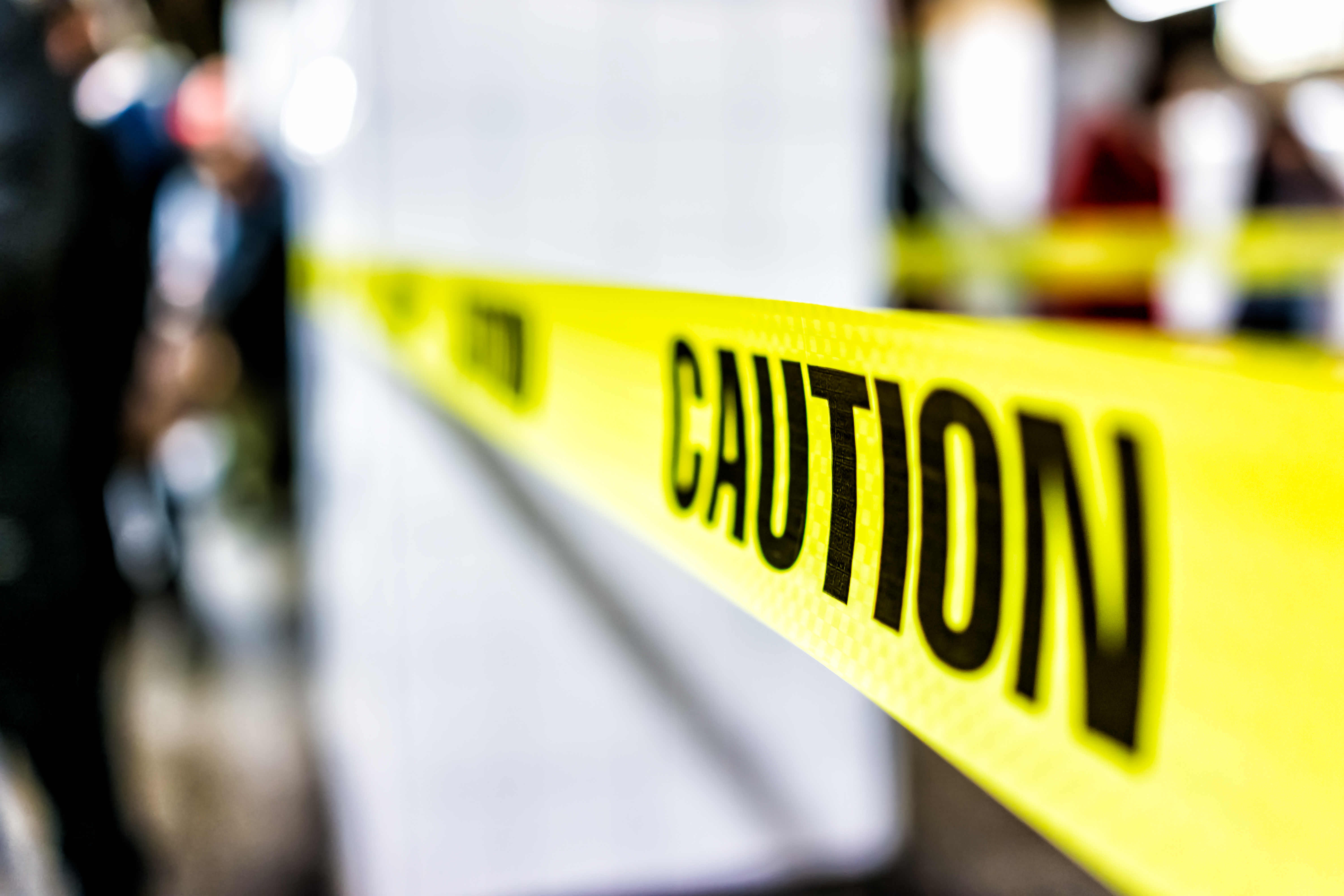 Caution tape is seen in a file photo. (Credit: Getty Images)