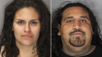 Martitsa Guerrero, left, and Martin Chavez are seen in booking photos released Aug. 27, 2019, by the Sacramento County Sheriff's Office.