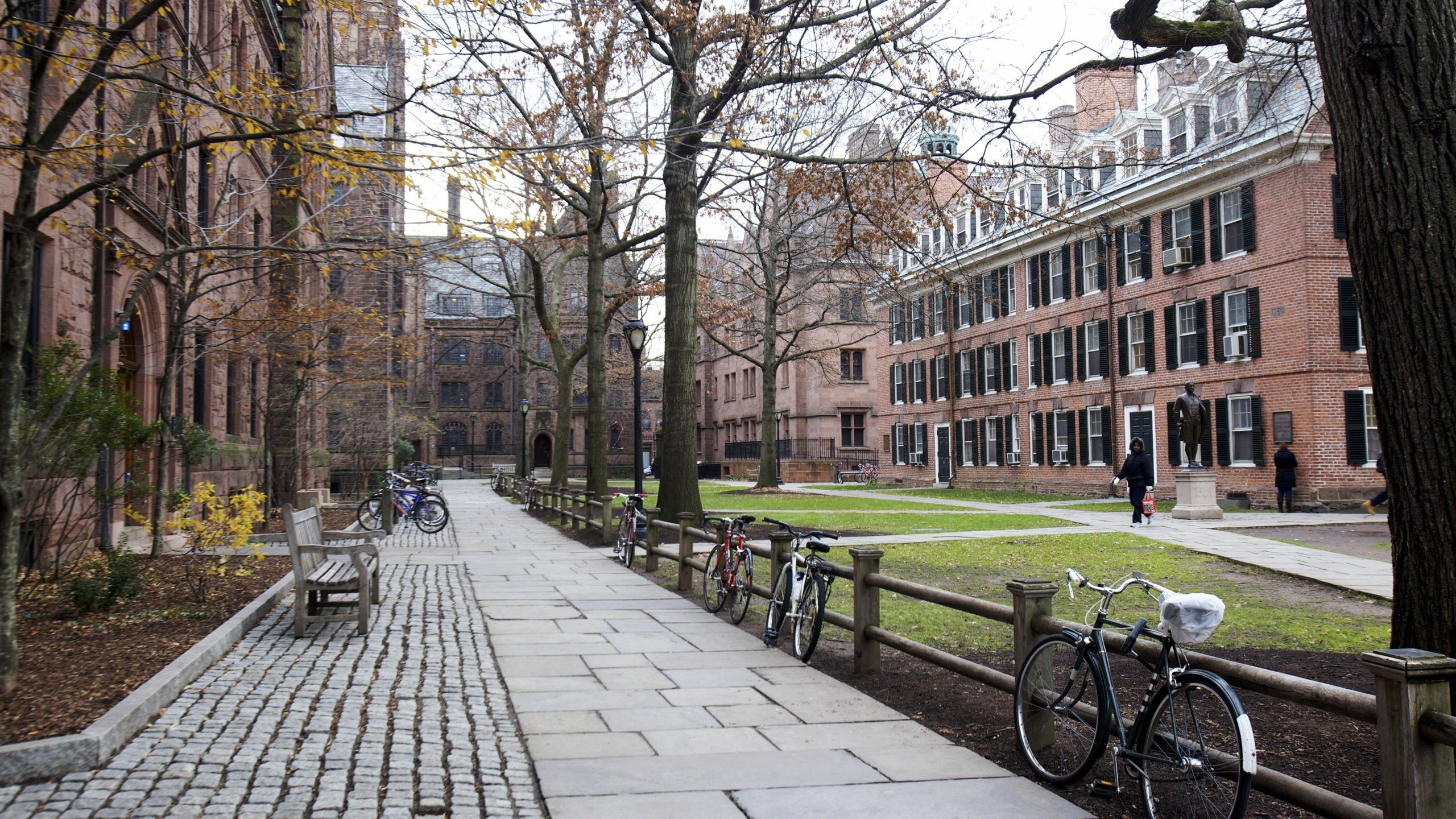 The Yale University campus is seen in an undated photo. (Credit: Michelle McLoughlin/Reuters via CNN)