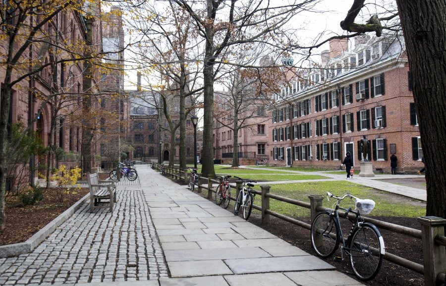 The Yale University campus is seen in an undated photo. (Credit: Michelle McLoughlin/Reuters via CNN)