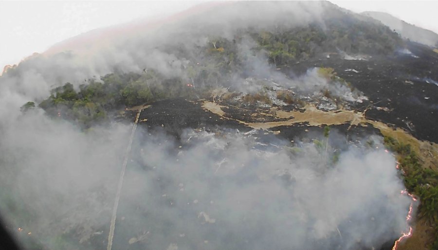 The Amazon is a giant carbon sink. If it burns, that carbon will all go into the atmosphere. (Credit: Associated Press via CNN Wire)