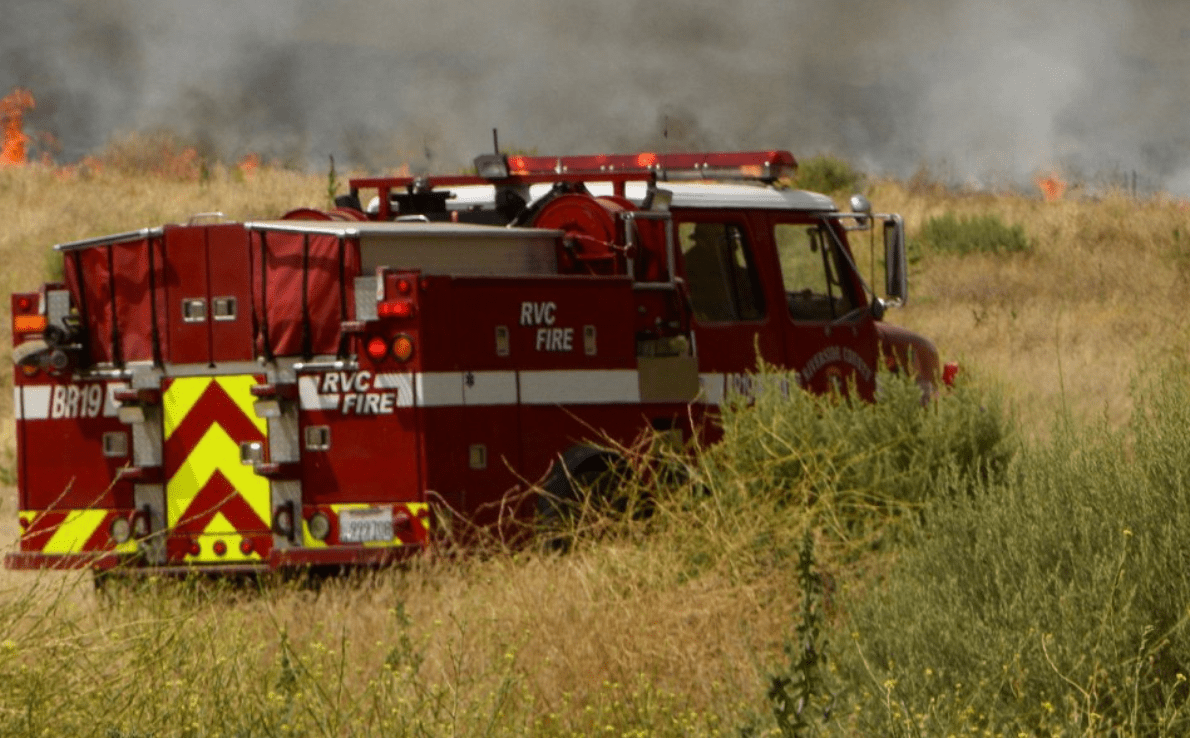 A Cal Fire Riverside truck is seen in a file photo. (Credit: Cal Fire)