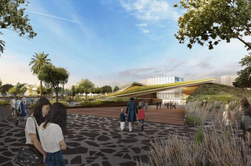 The La Brea Tar Pits released this rendering from Diller Scofidio on Aug. 26, 2019.