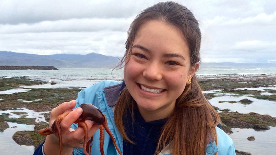 Biologist Kendra Chan is seen in an undated photo released by the U.S. Fish and Wildlife Service following her death in the Conception boat fire in September, 2019.